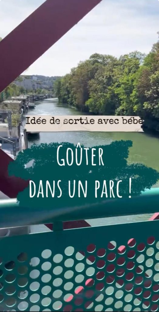 Vidéo idée de sortie avec bébé : goûter au parc