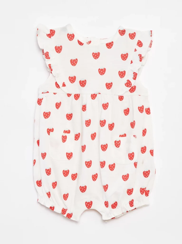 combinaison fraise pour bébé pas chère